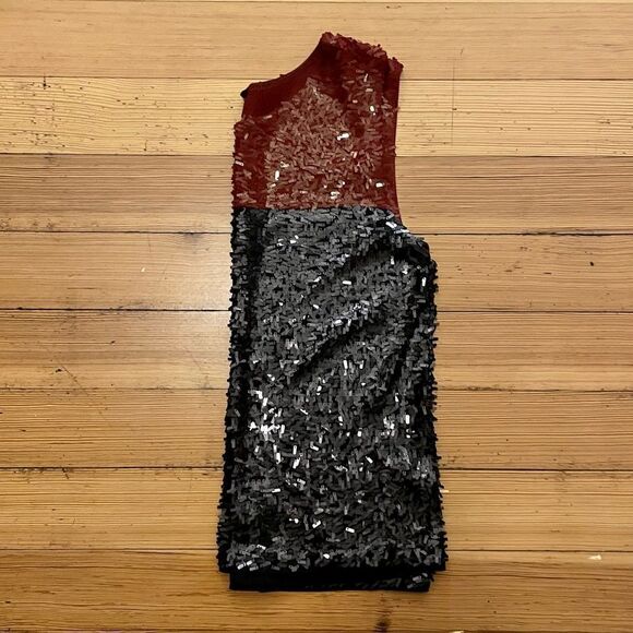 J. Crew collection colorblock paillette sequin tank. Size S. - Picture 8 of 10